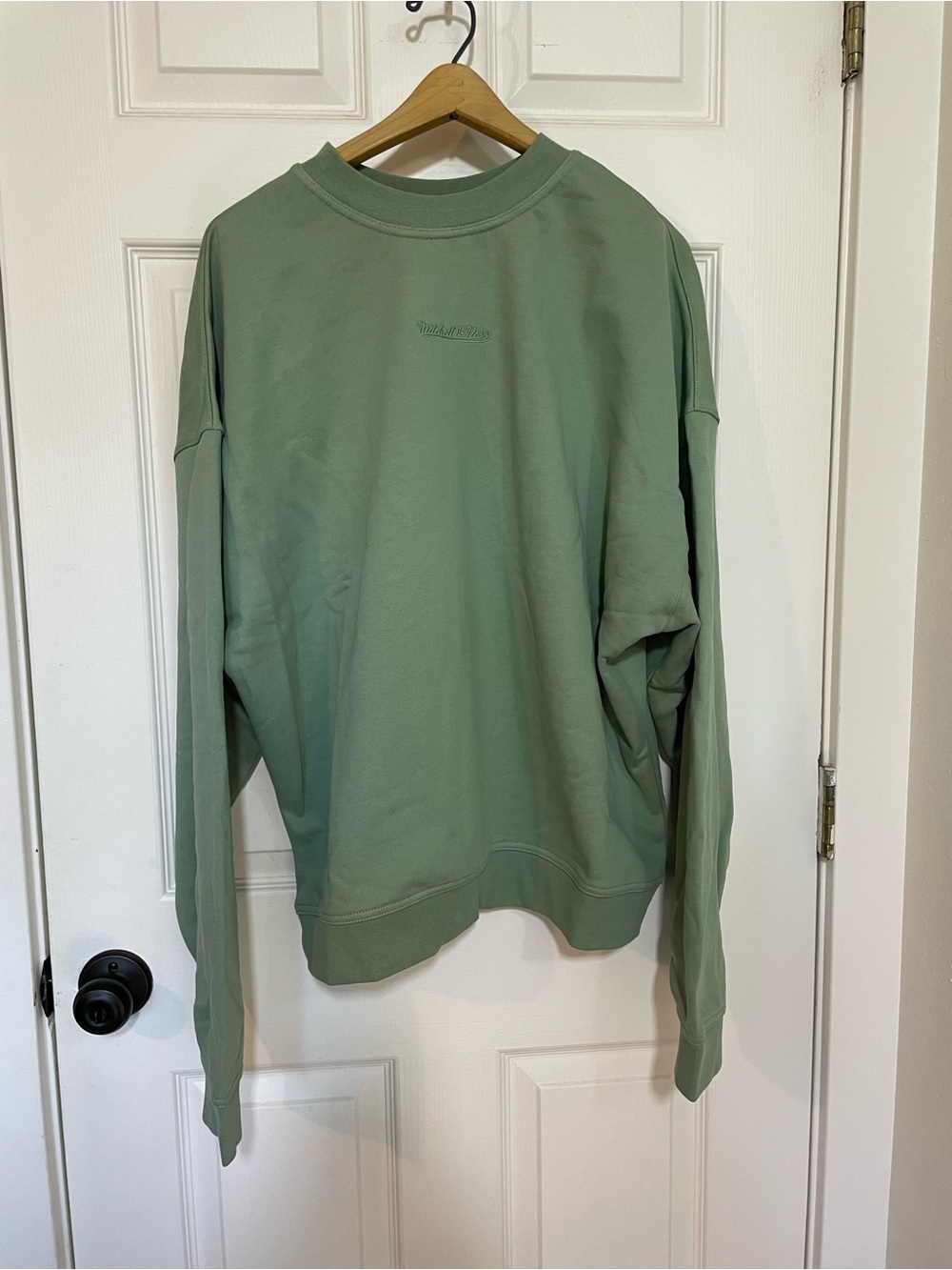 Mitchell & Ness Sage Green Crewneck Sweatshirt
